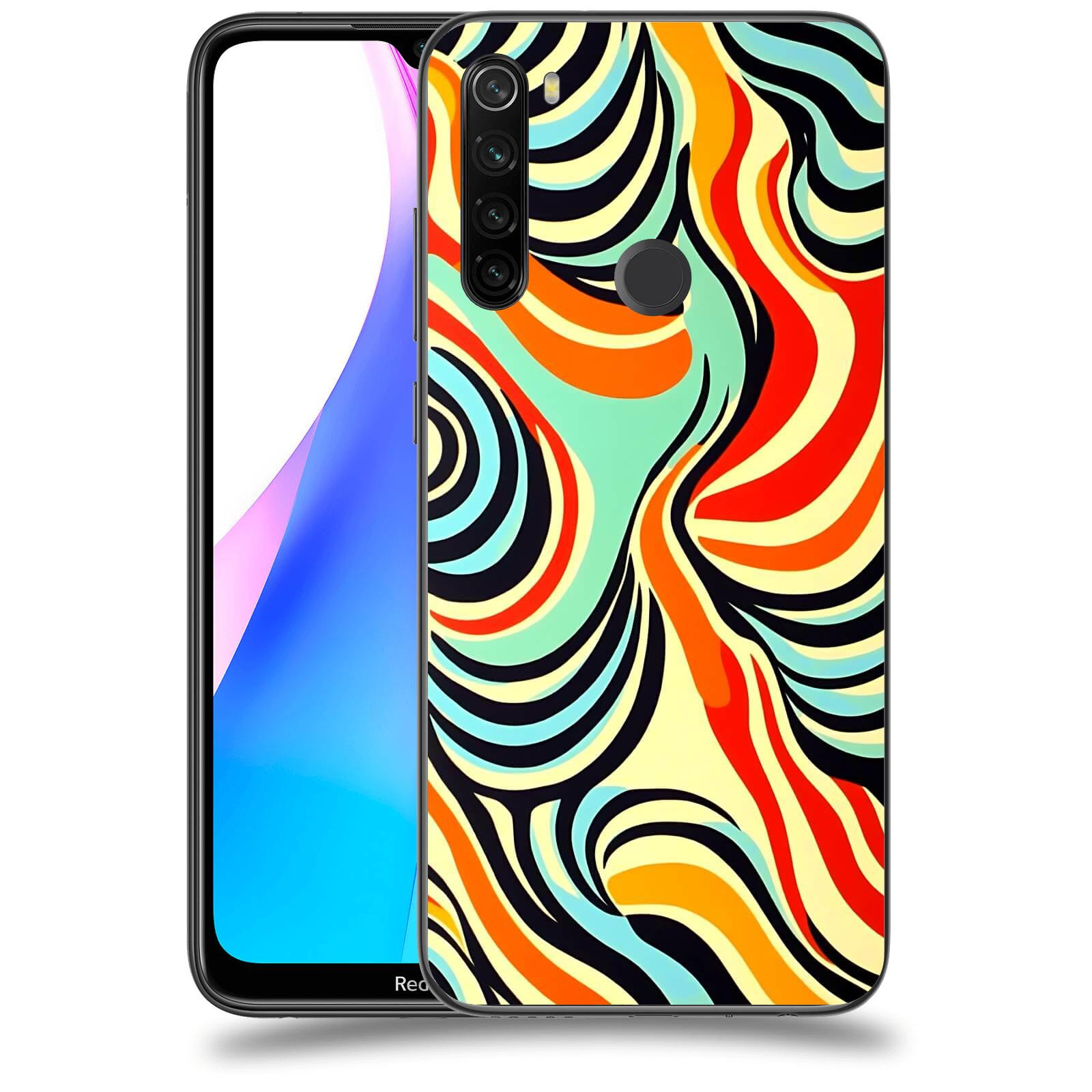 ACOVER Kryt na mobil Xiaomi Redmi Note 8T - Dynamické proudy