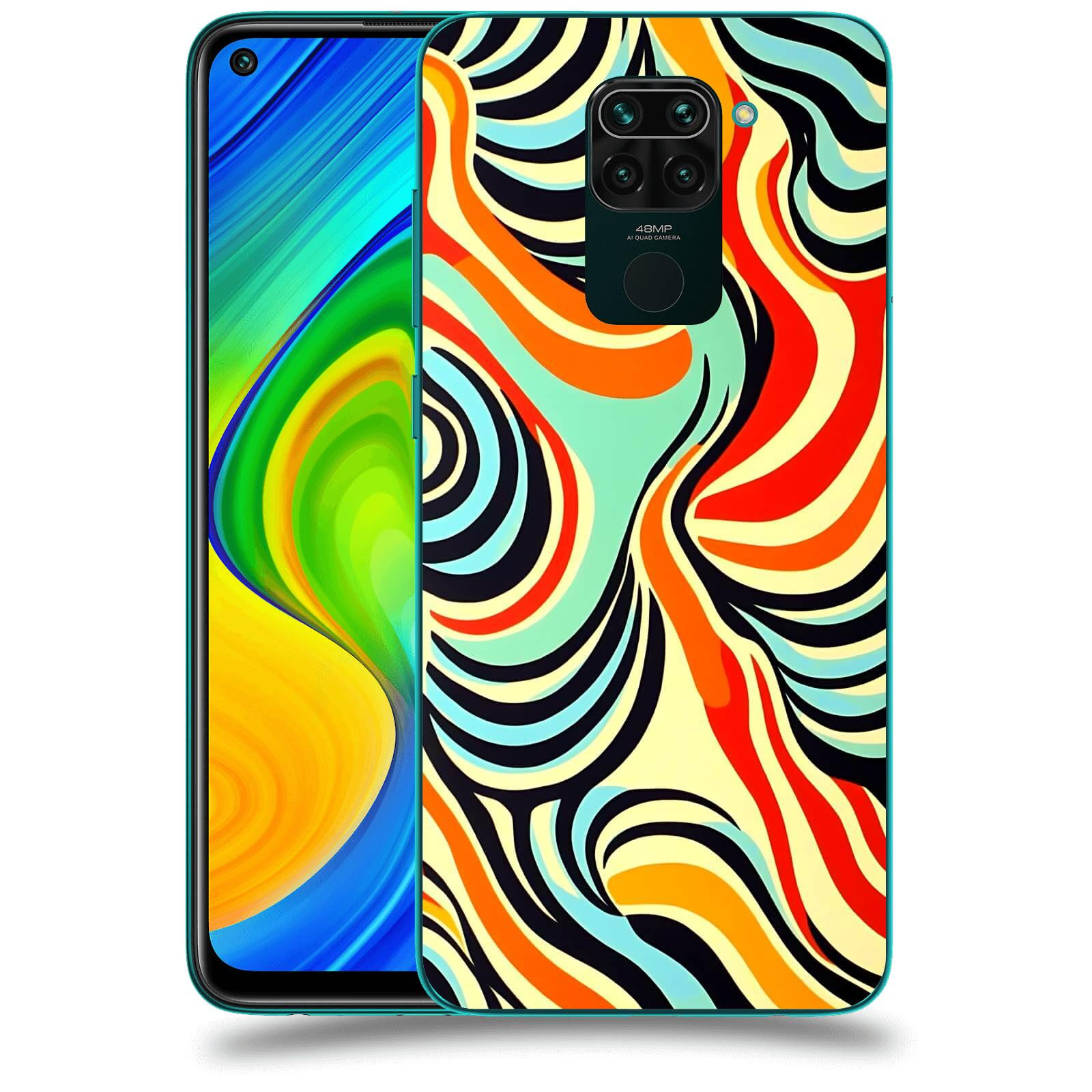 ACOVER Kryt na mobil Xiaomi Redmi Note 9 - Dynamické proudy