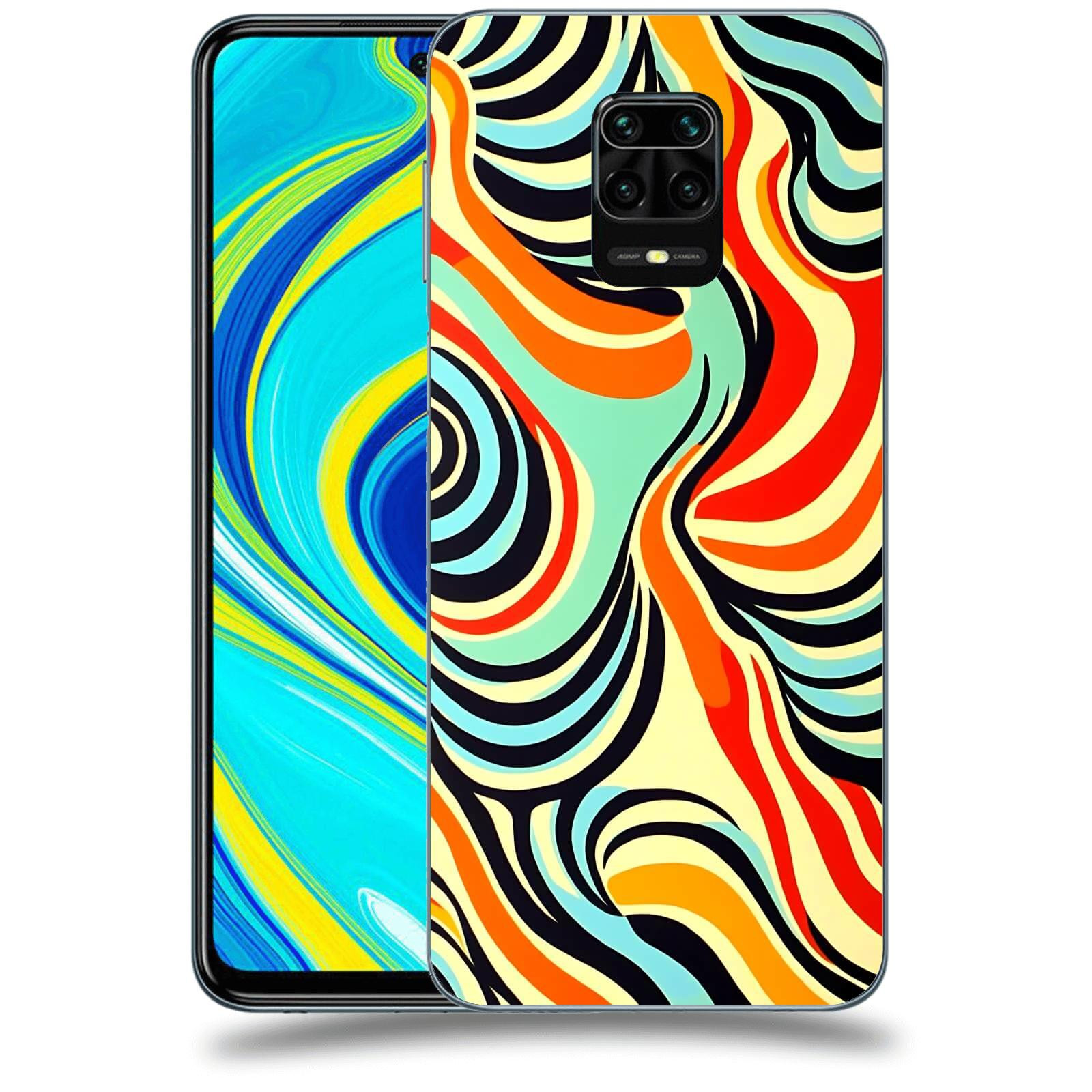 ACOVER Kryt na mobil Xiaomi Redmi Note 9S - Dynamické proudy