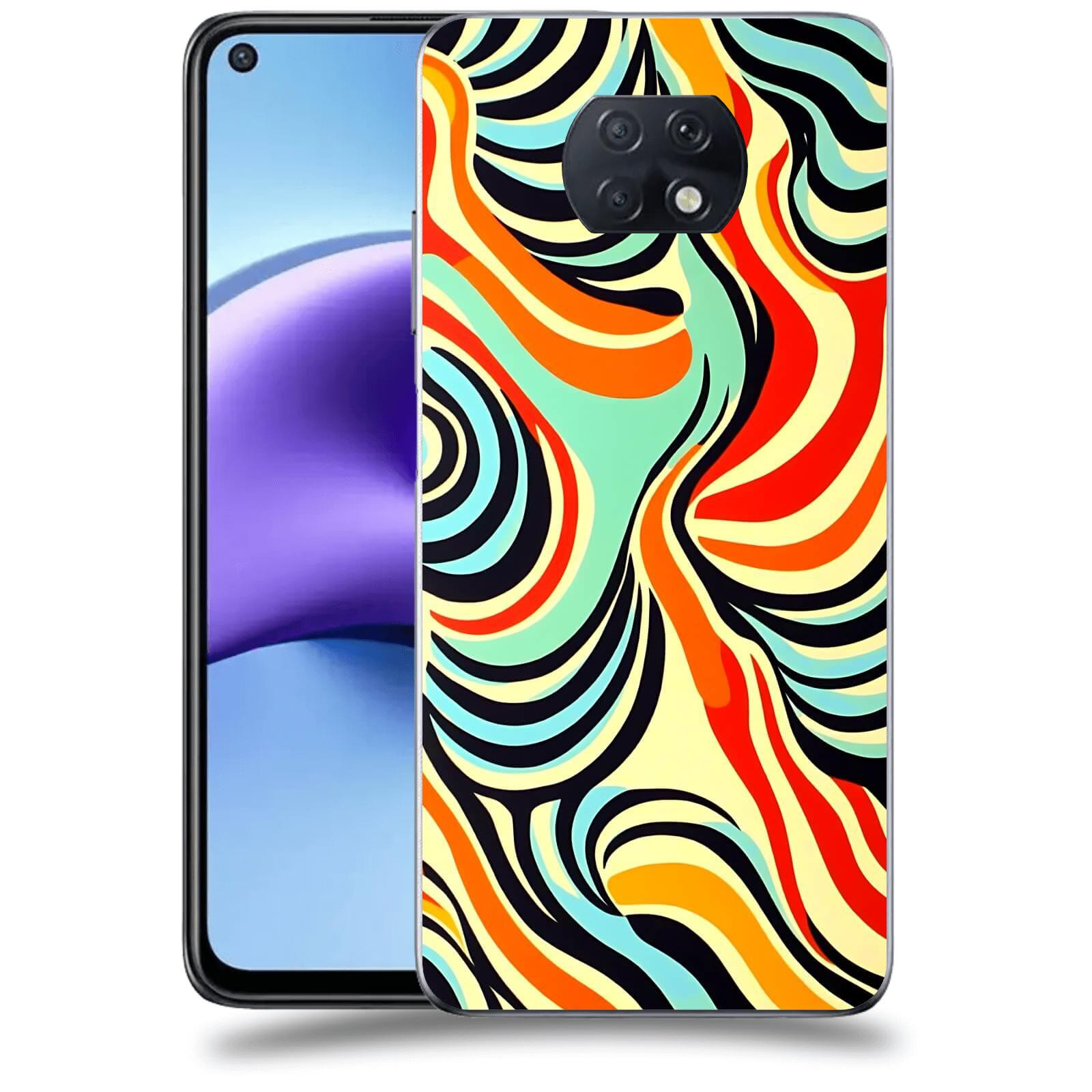 ACOVER Kryt na mobil Xiaomi Redmi Note 9T - Dynamické proudy