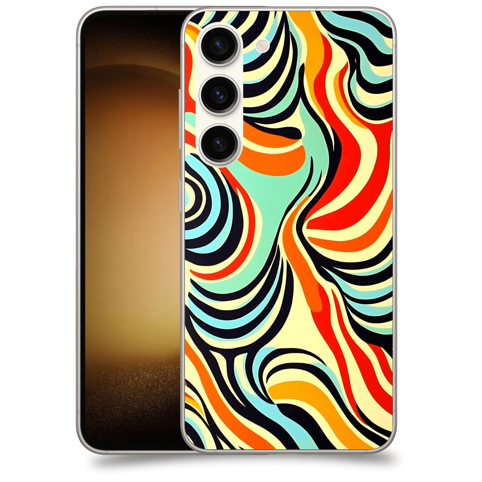 ACOVER Kryt na mobil Samsung Galaxy S23 5G - Dynamické proudy