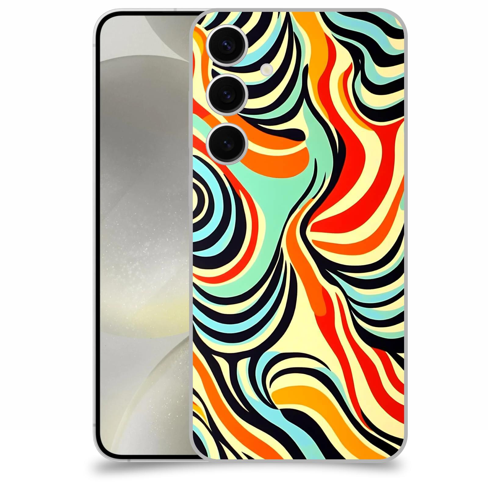 ACOVER Kryt na mobil Samsung Galaxy S24+ - Dynamické proudy