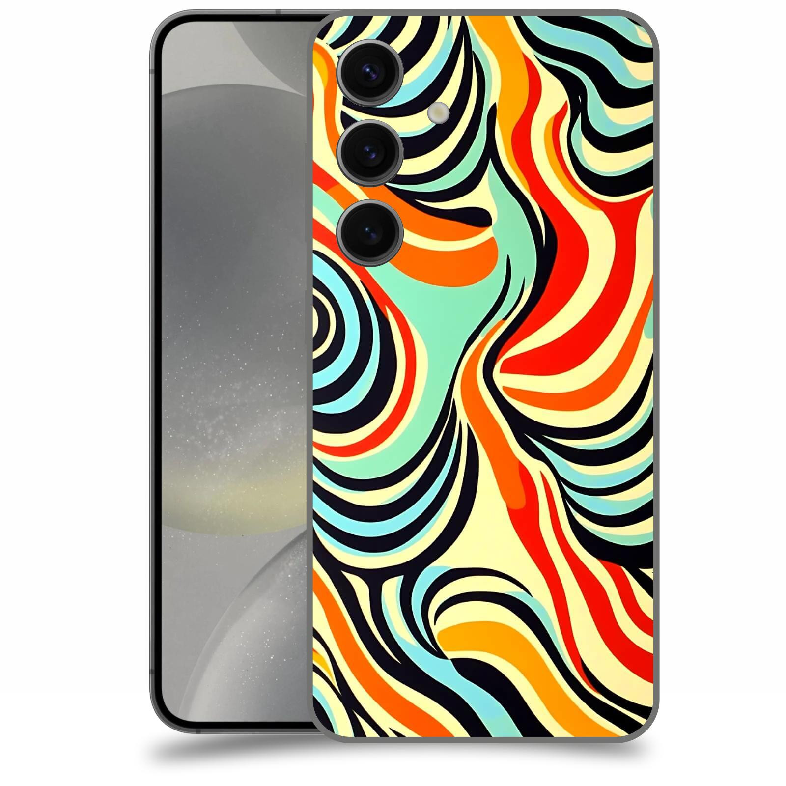 ACOVER Kryt na mobil Samsung Galaxy S24 - Dynamické proudy