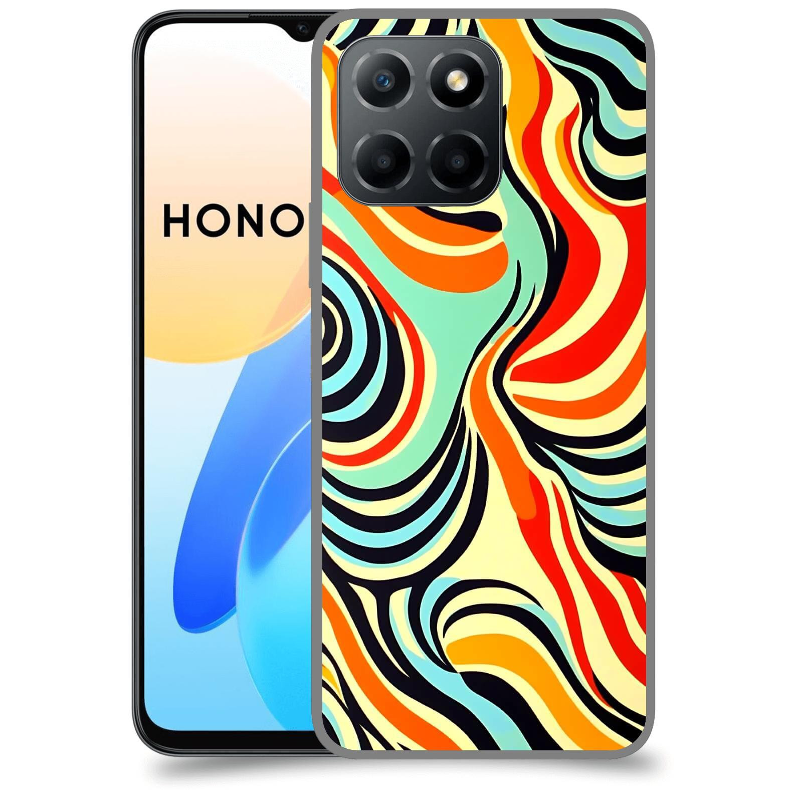 ACOVER Kryt na mobil Honor X8 4G - Dynamické proudy