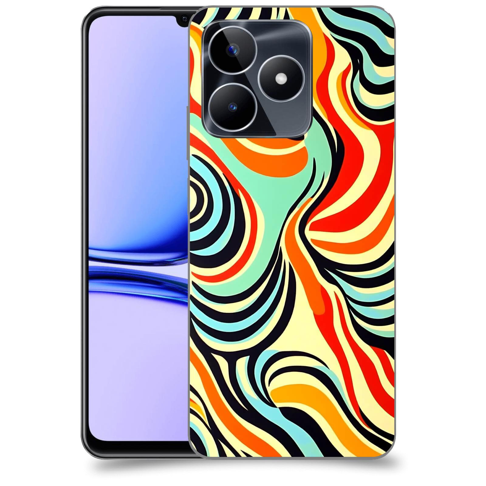 ACOVER Kryt na mobil Realme C53 - Dynamické proudy