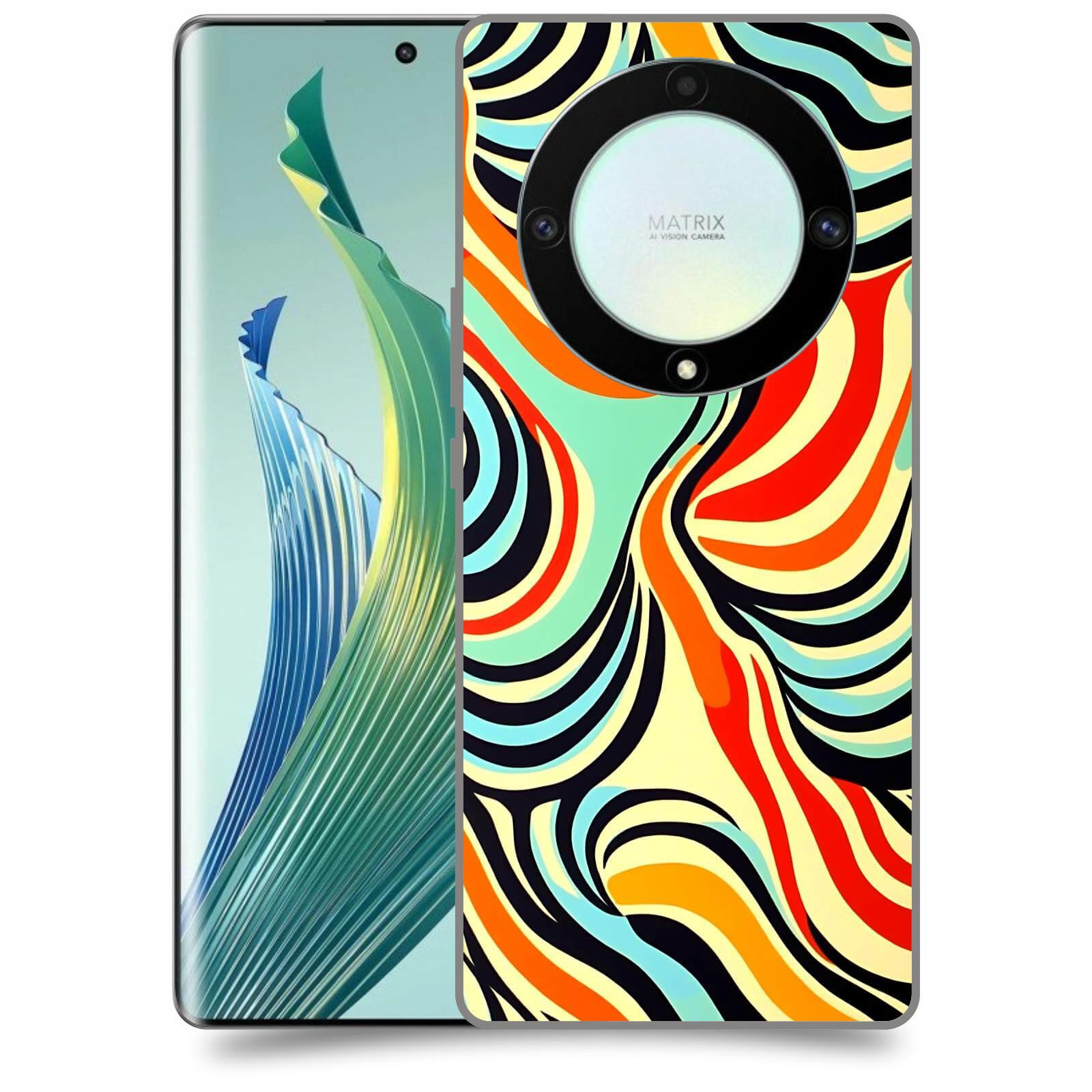 ACOVER Kryt na mobil Honor Magic 5 Lite 5G - Dynamické proudy