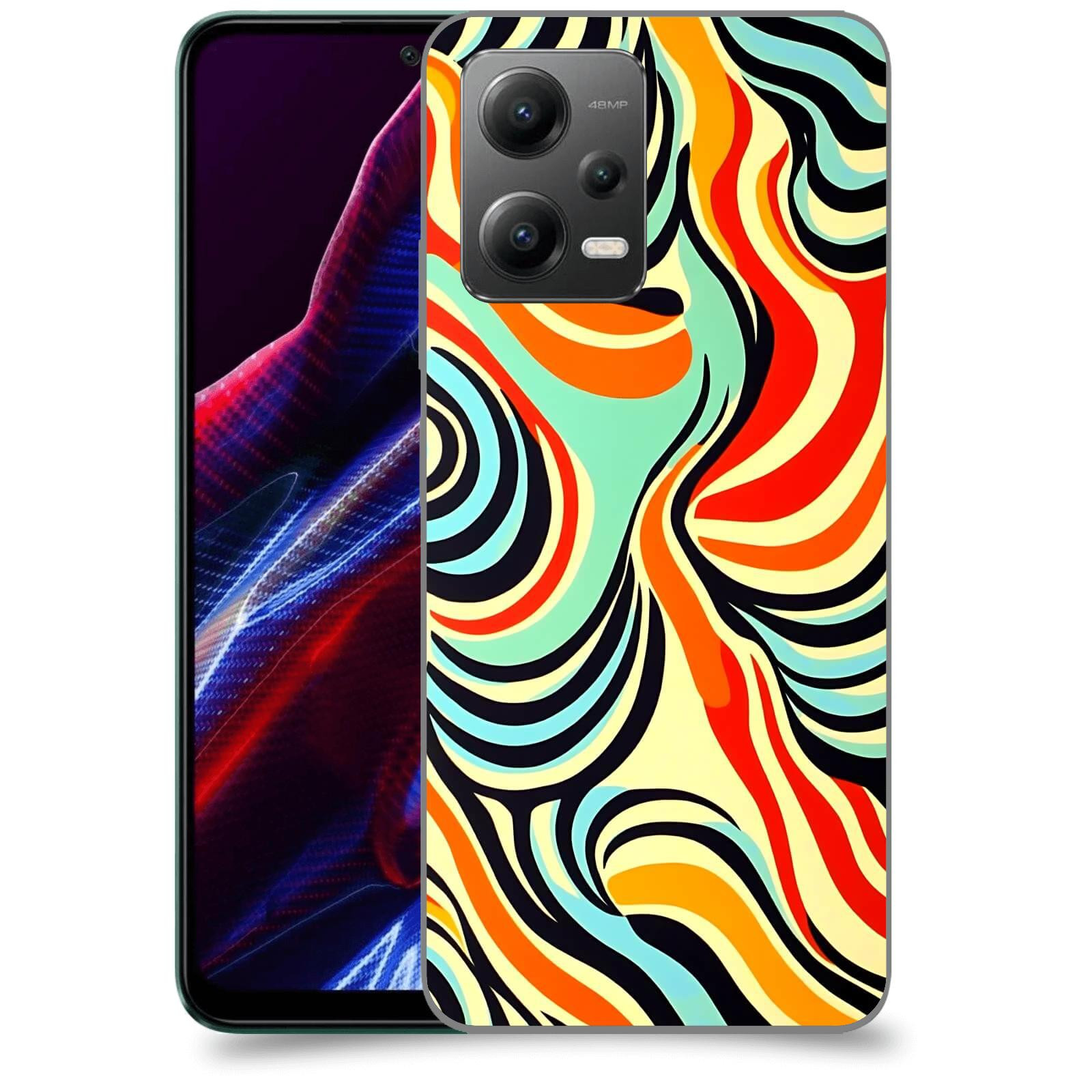 ACOVER Kryt na mobil Xiaomi Poco X5 - Dynamické proudy