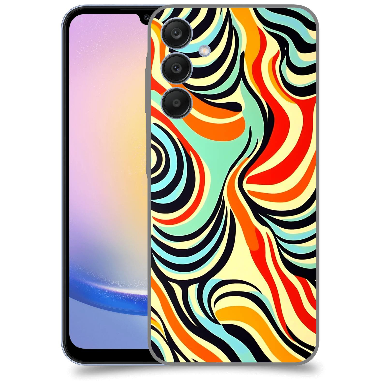 ACOVER Kryt na mobil Samsung Galaxy A25 5G - Dynamické proudy