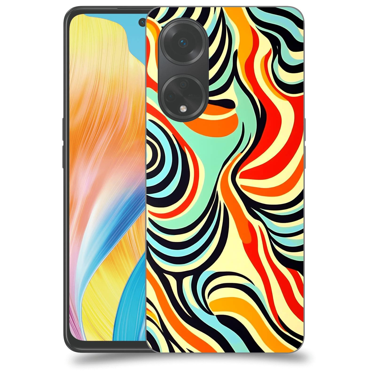ACOVER Kryt na mobil OPPO A98 5G - Dynamické proudy