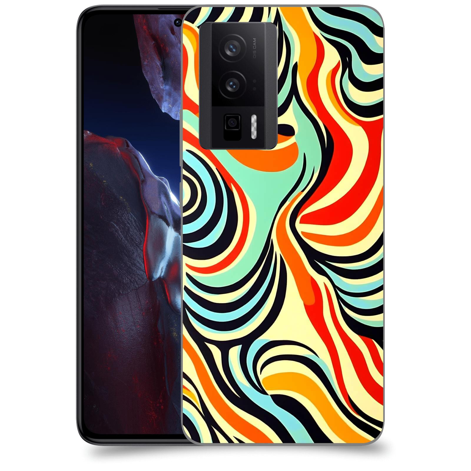 ACOVER Kryt na mobil Xiaomi Poco F5 Pro 5G - Dynamické proudy