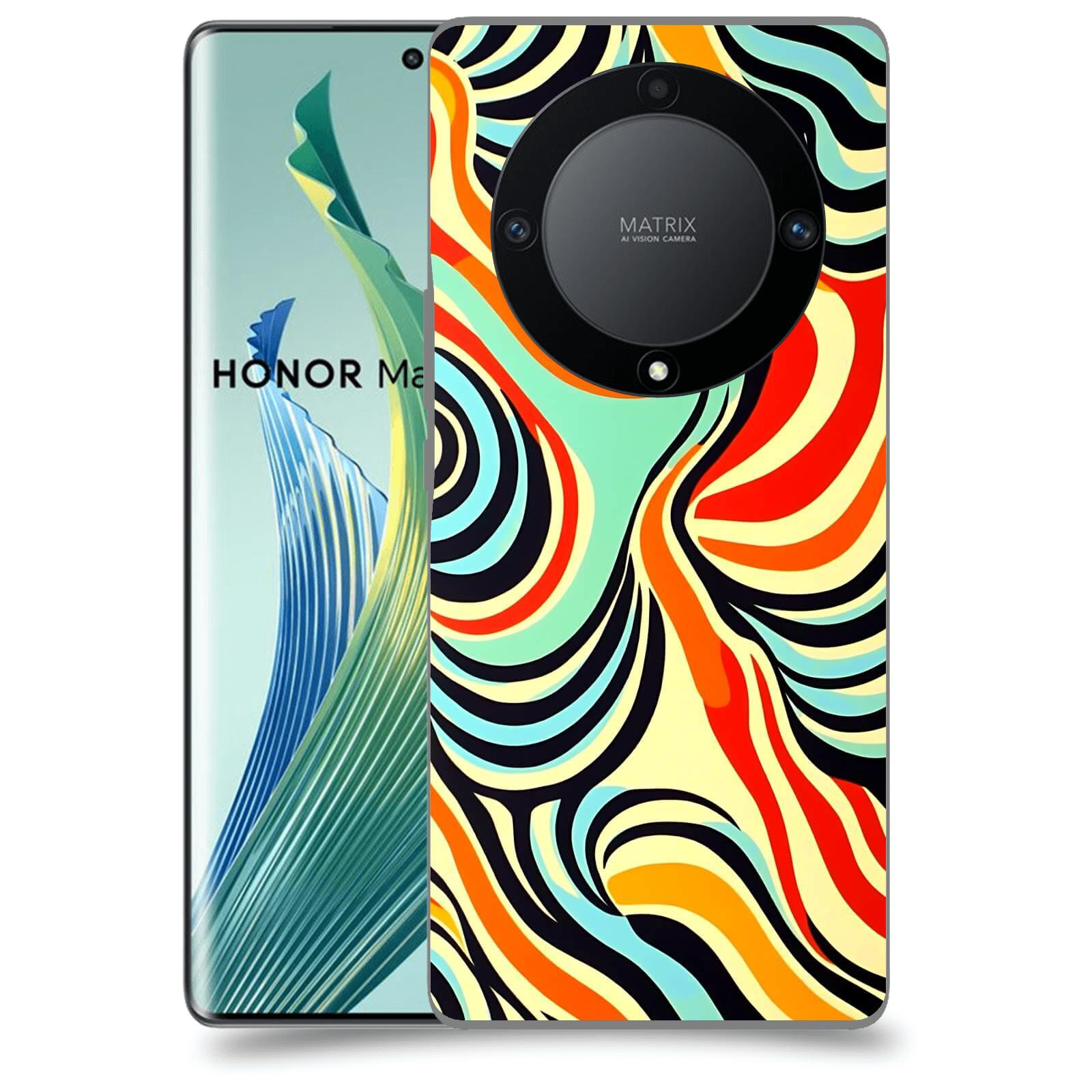 ACOVER Kryt na mobil Honor 90 Lite - Dynamické proudy