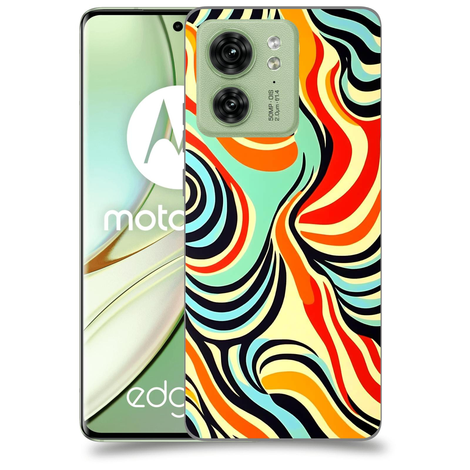 ACOVER Kryt na mobil Motorola EDGE 40 5G - Dynamické proudy