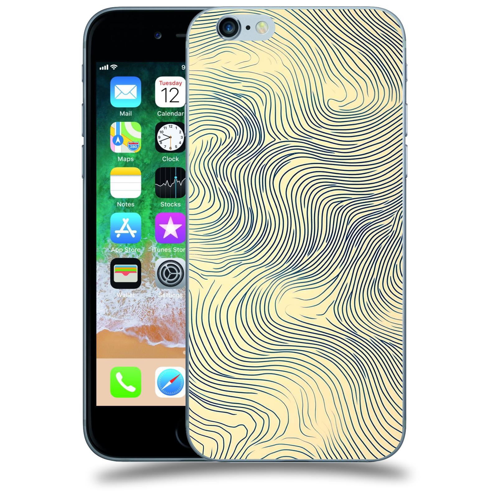 ACOVER Kryt na mobil Apple iPhone 6/6S - Dynamická textura