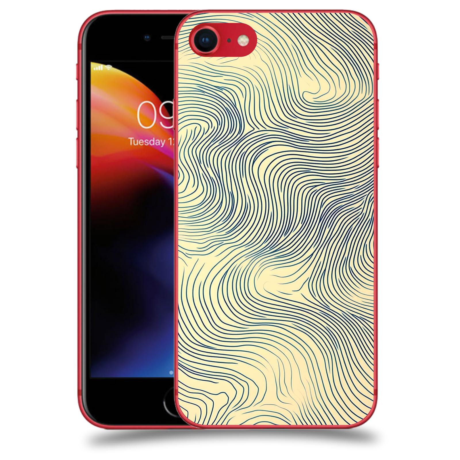 ACOVER Kryt na mobil Apple iPhone 8 - Dynamická textura