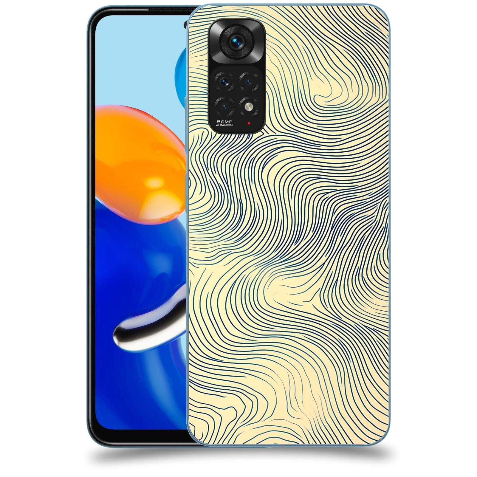 ACOVER Kryt na mobil Xiaomi Redmi Note 11 - Dynamická textura