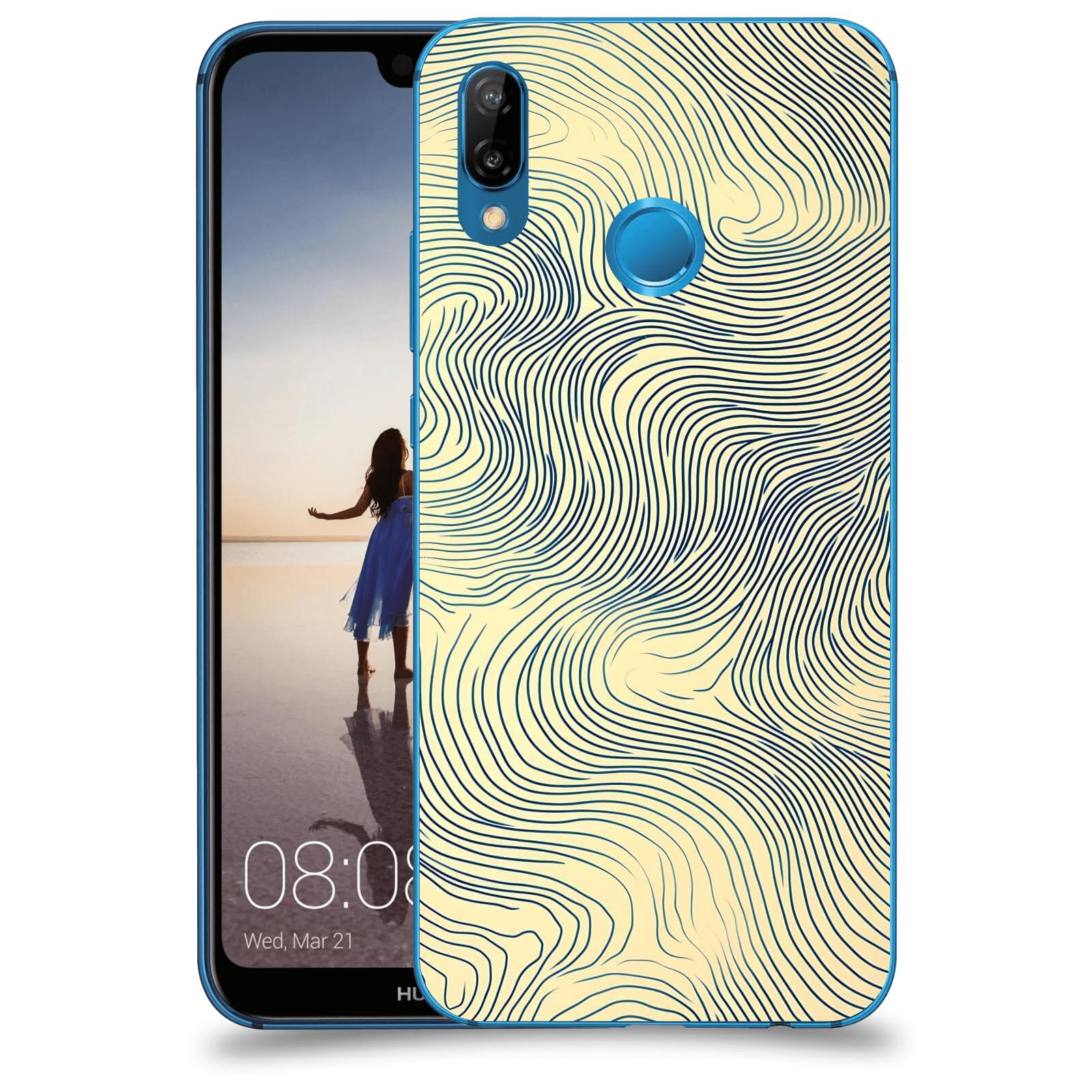 ACOVER Kryt na mobil Huawei P20 Lite - Dynamická textura