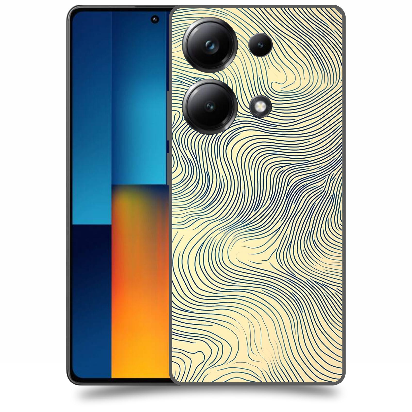 ACOVER Kryt na mobil Poco M6 - Dynamická textura