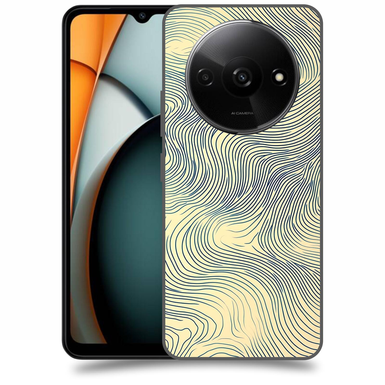 ACOVER Kryt na mobil Xiaomi Redmi A3 - Dynamická textura