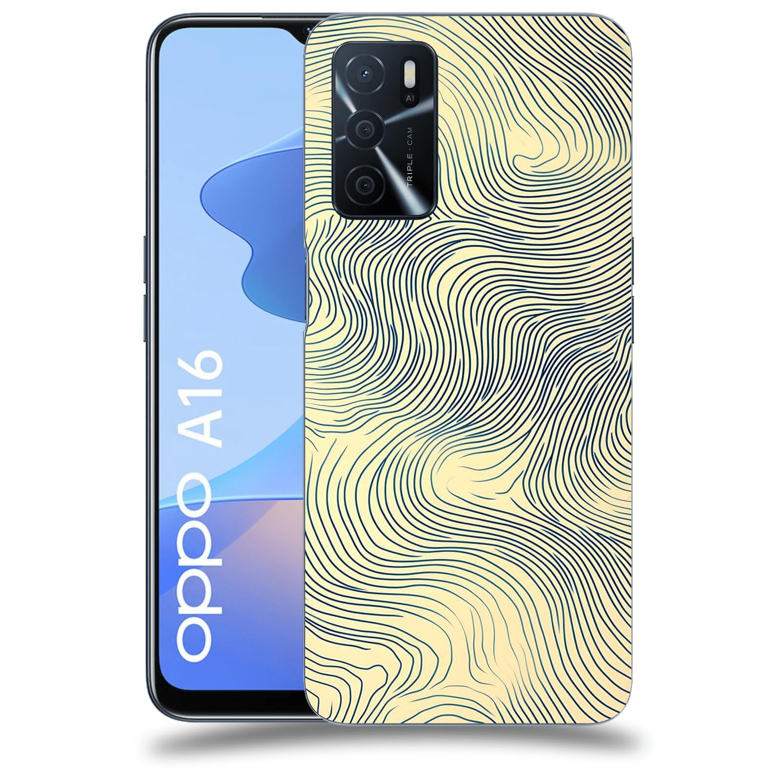 ACOVER Kryt na mobil OPPO A16 - Dynamická textura