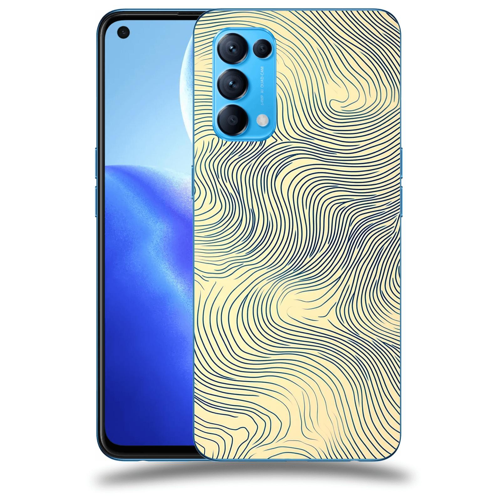 ACOVER Kryt na mobil OPPO Reno 5 5G - Dynamická textura