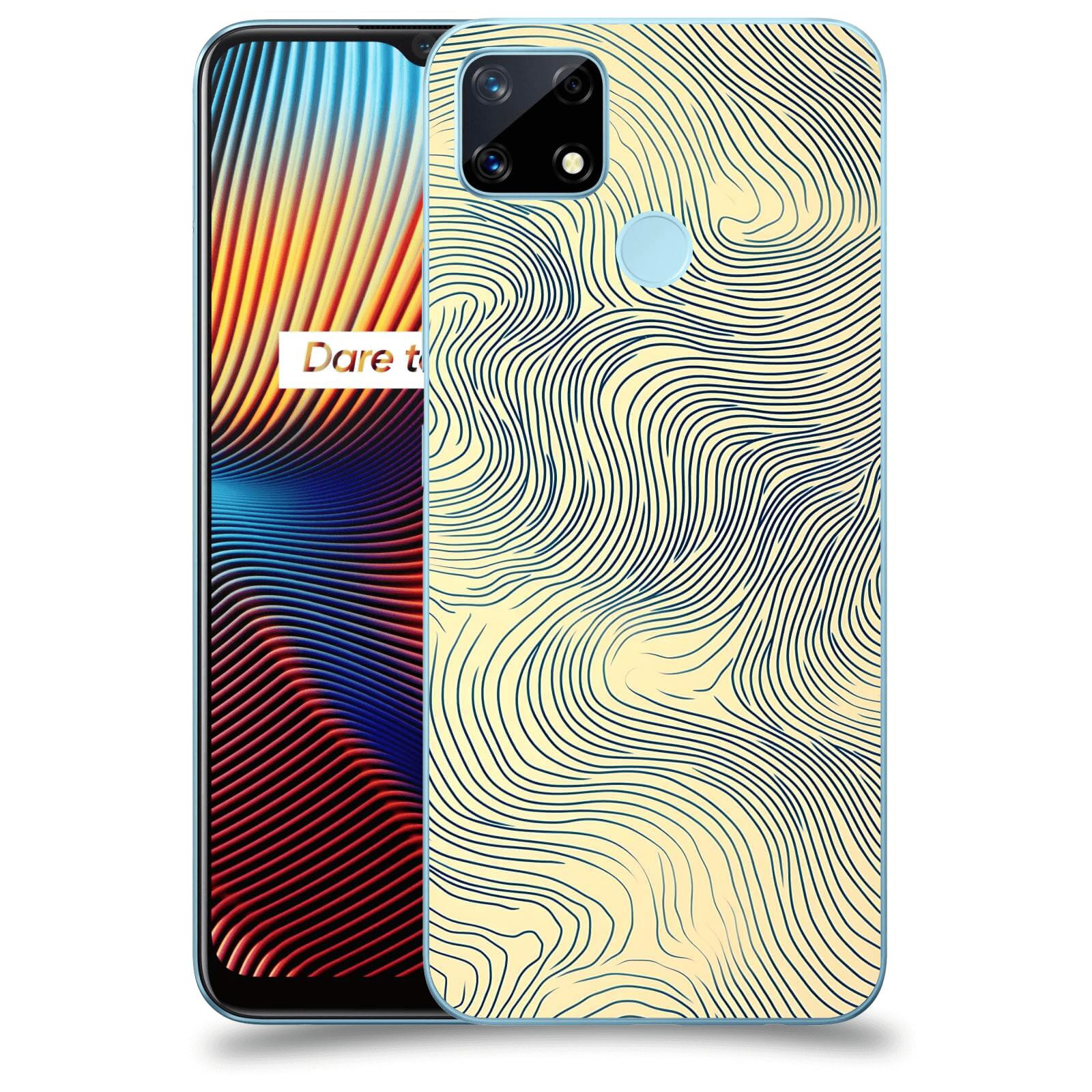 ACOVER Kryt na mobil Realme 7i - Dynamická textura