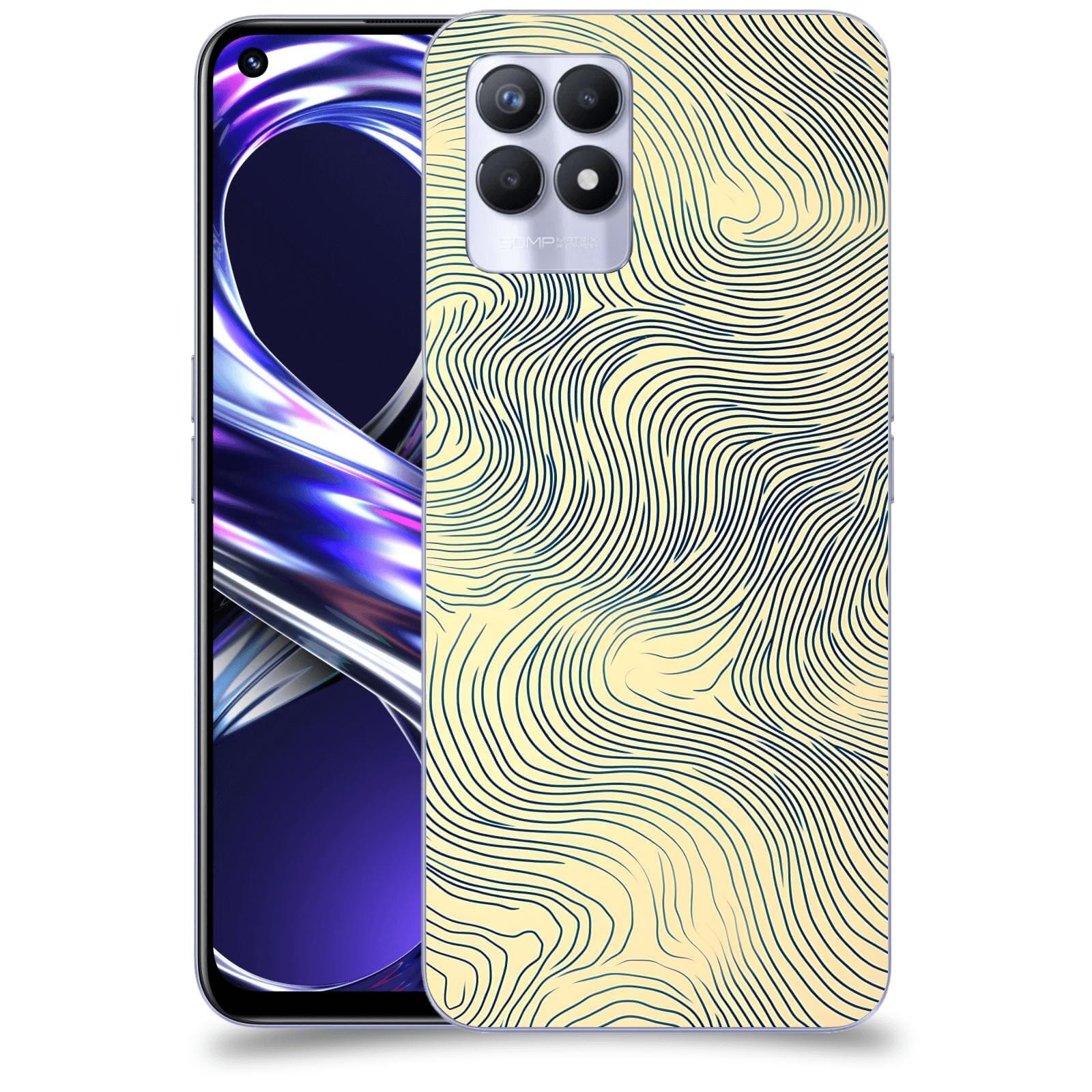 ACOVER Kryt na mobil Realme 8i - Dynamická textura