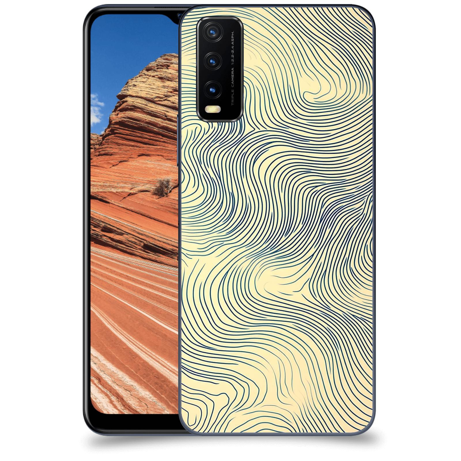 ACOVER Kryt na mobil Vivo Y20s - Dynamická textura