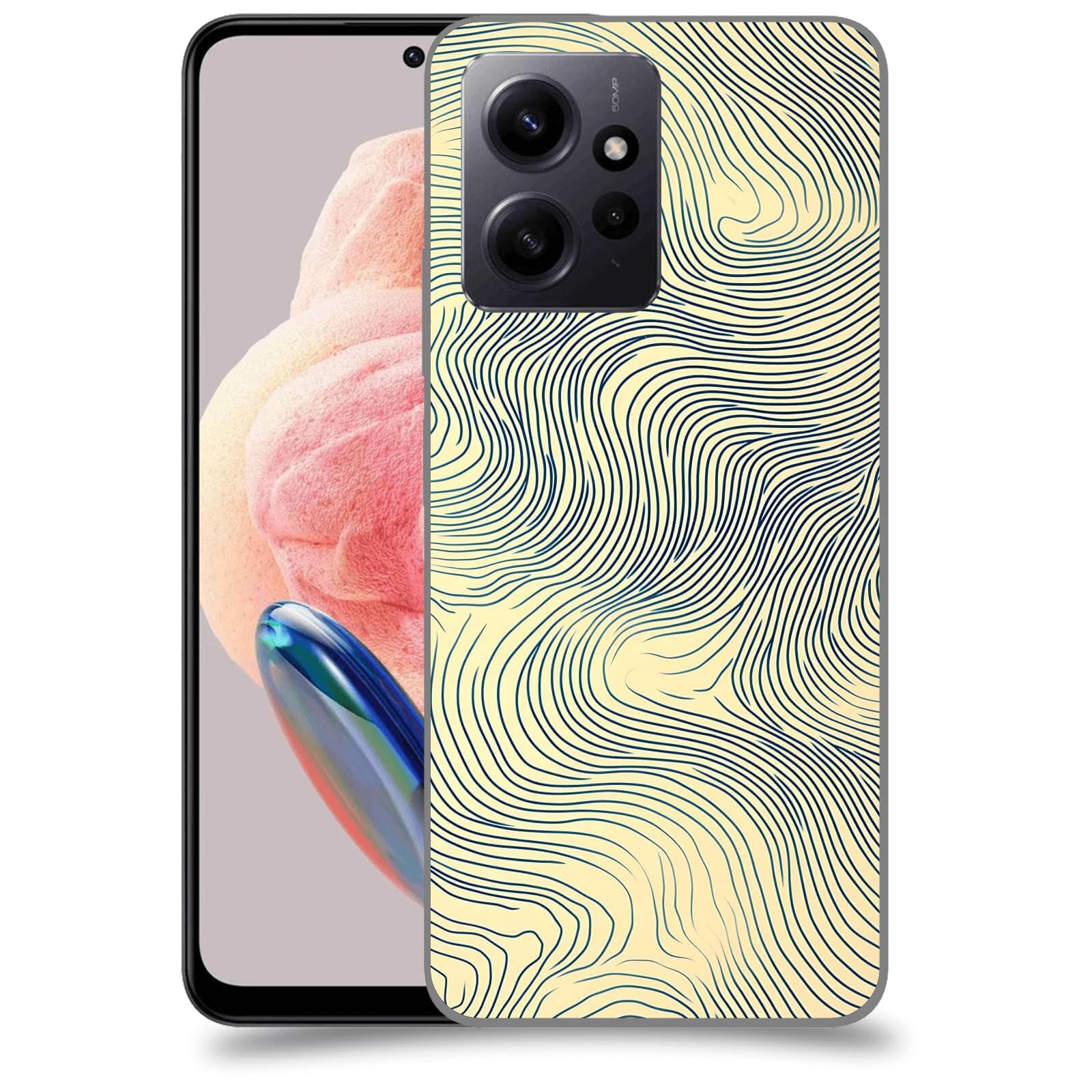ACOVER Kryt na mobil Xiaomi Redmi Note 12 4G - Dynamická textura