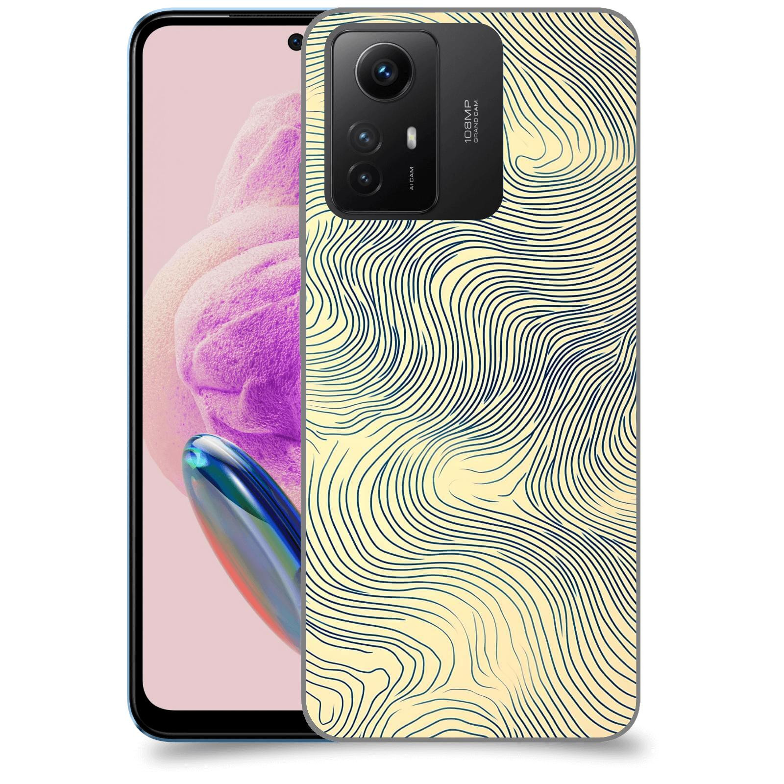 ACOVER Kryt na mobil Xiaomi Redmi Note 12S - Dynamická textura