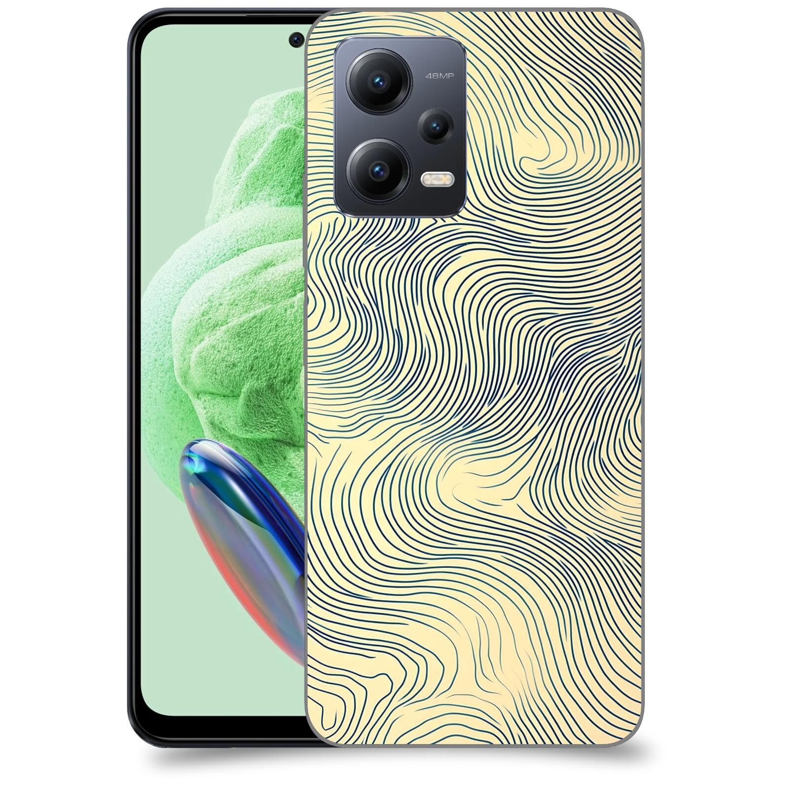 ACOVER Kryt na mobil Xiaomi Redmi Note 12 PRO 5G - Dynamická textura