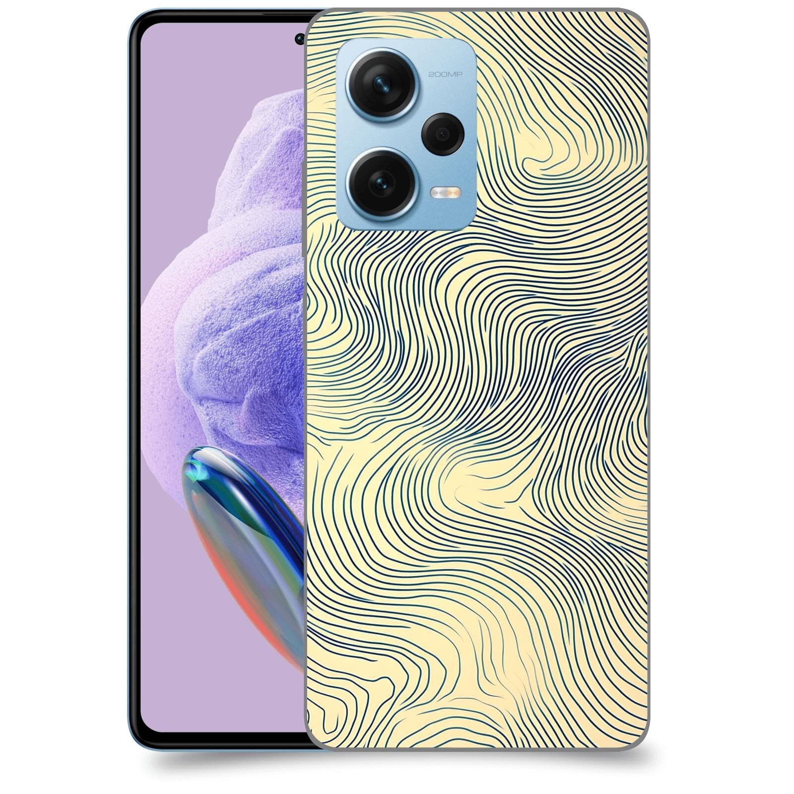 ACOVER Kryt na mobil Xiaomi Redmi Note 12 Pro+ 5G - Dynamická textura