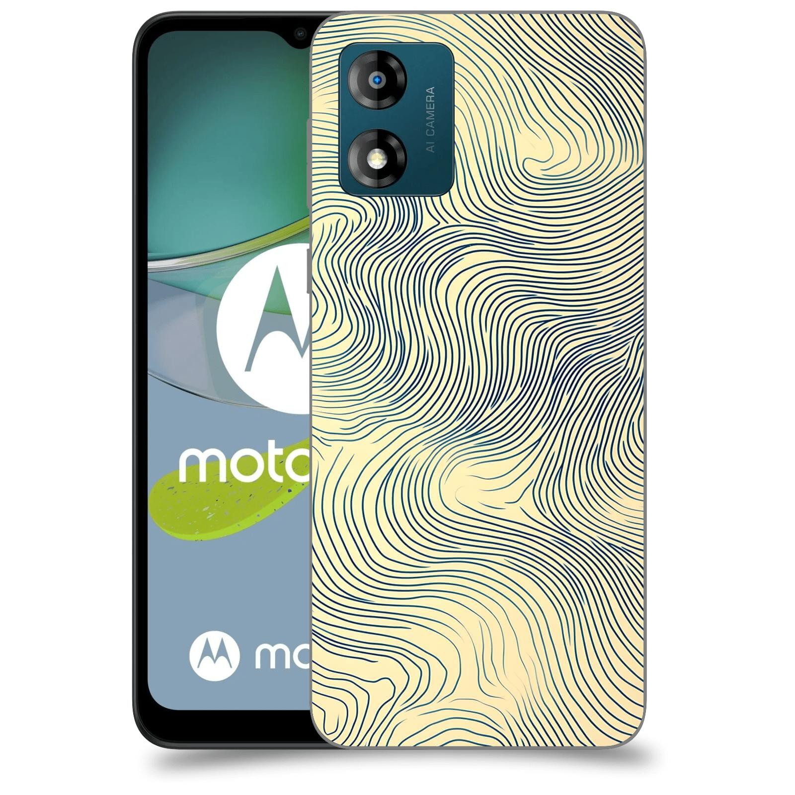 ACOVER Kryt na mobil Motorola Moto E13 - Dynamická textura