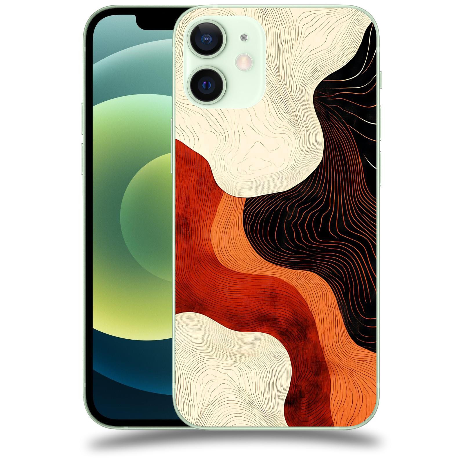 ACOVER Kryt na mobil Apple iPhone 12 mini - Dřevěná harmonie