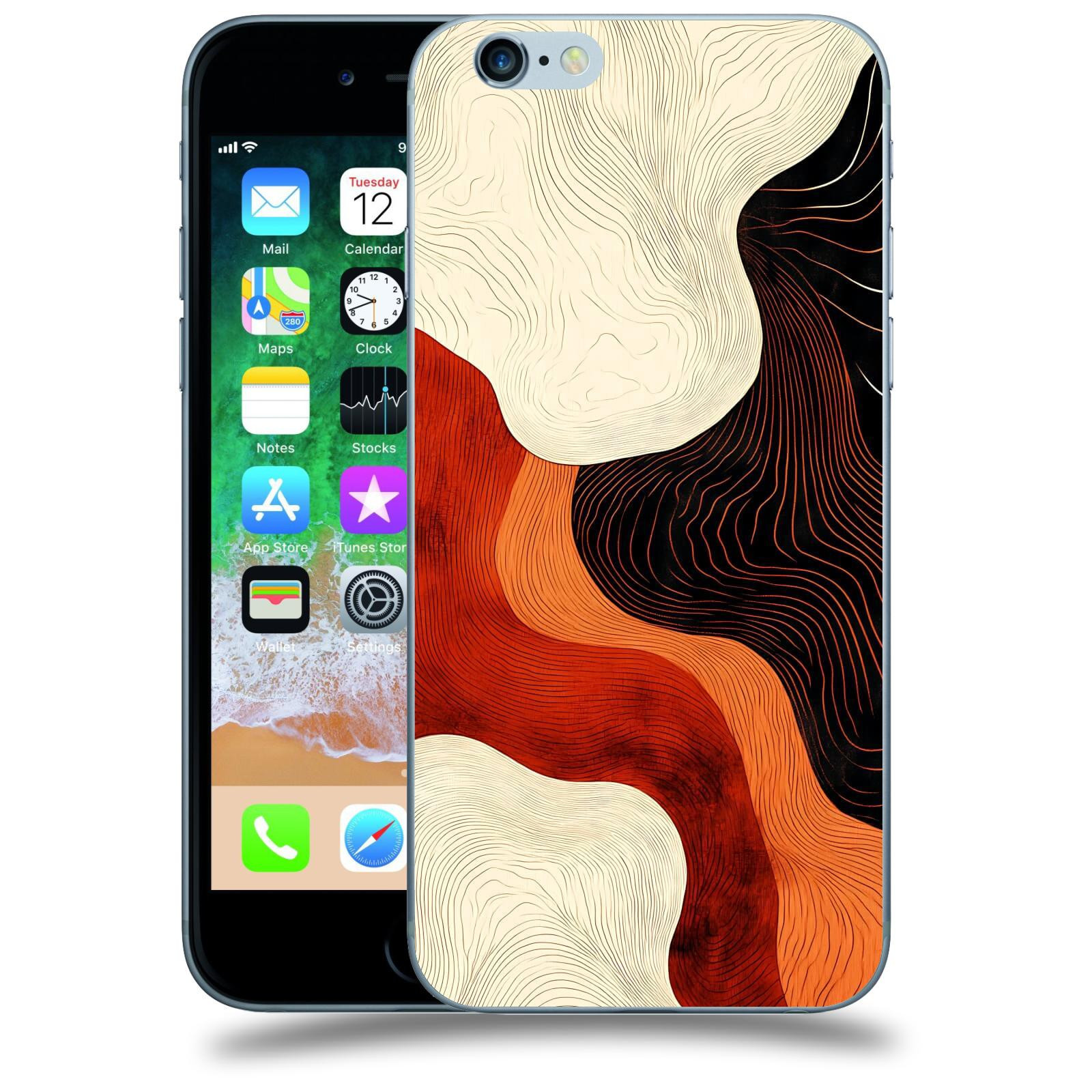 ACOVER Kryt na mobil Apple iPhone 6/6S - Dřevěná harmonie