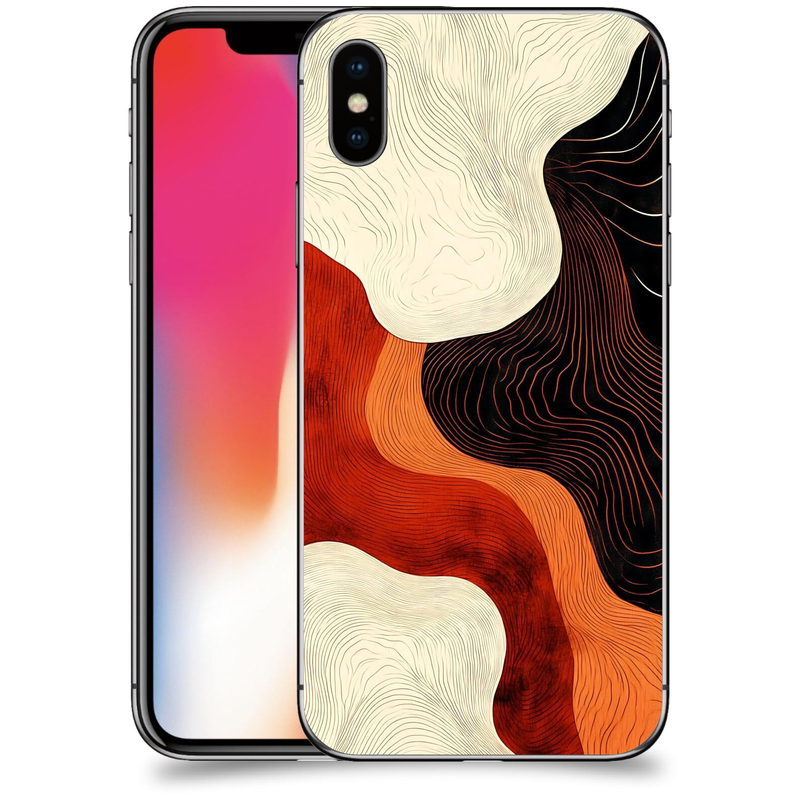 ACOVER Kryt na mobil Apple iPhone X/XS - Dřevěná harmonie