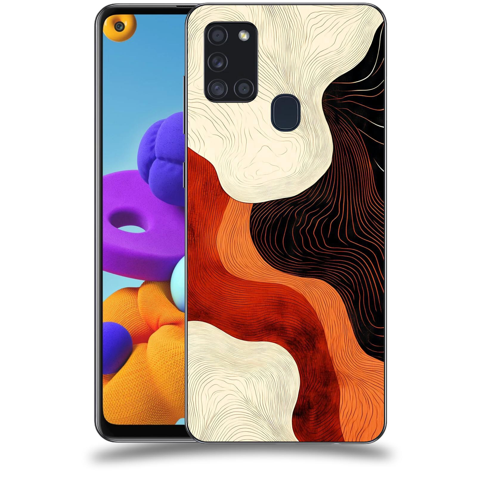 ACOVER Kryt na mobil Samsung Galaxy A21s - Dřevěná harmonie