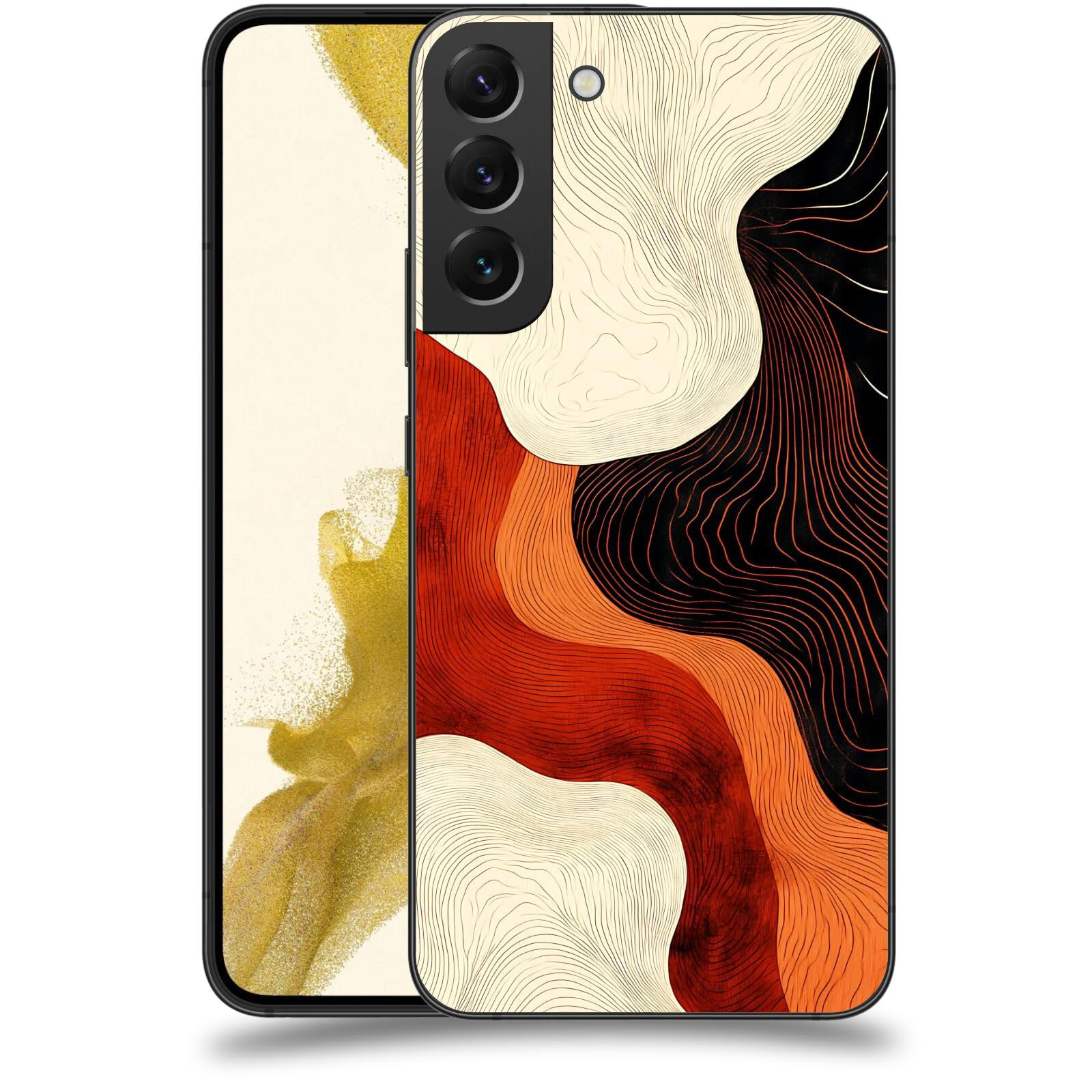 ACOVER Kryt na mobil Samsung Galaxy S22+ 5G - Dřevěná harmonie
