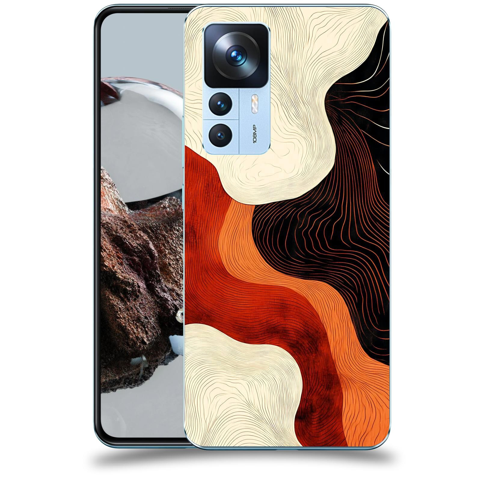 ACOVER Kryt na mobil Xiaomi 12T - Dřevěná harmonie