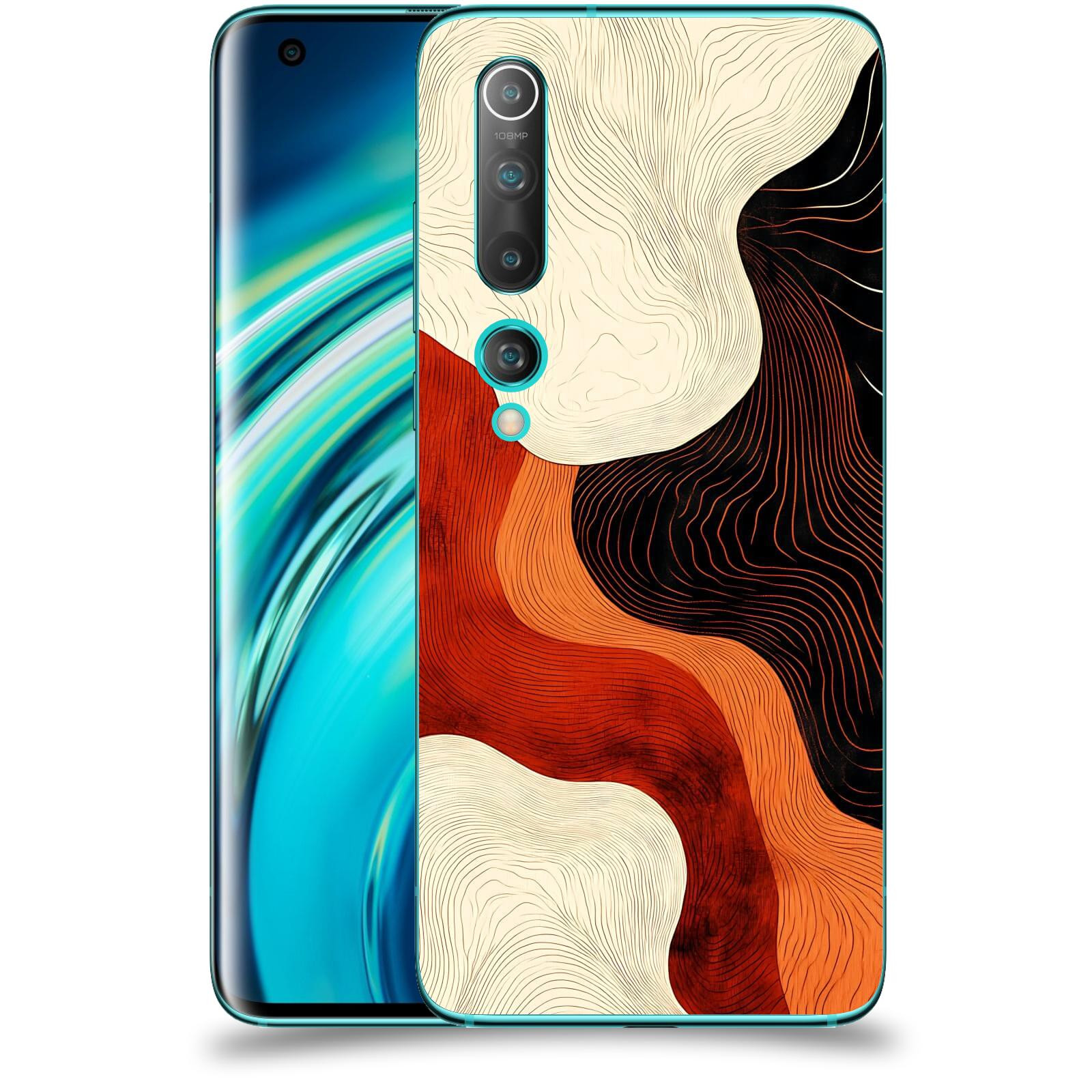 ACOVER Kryt na mobil Xiaomi Mi 10 - Dřevěná harmonie