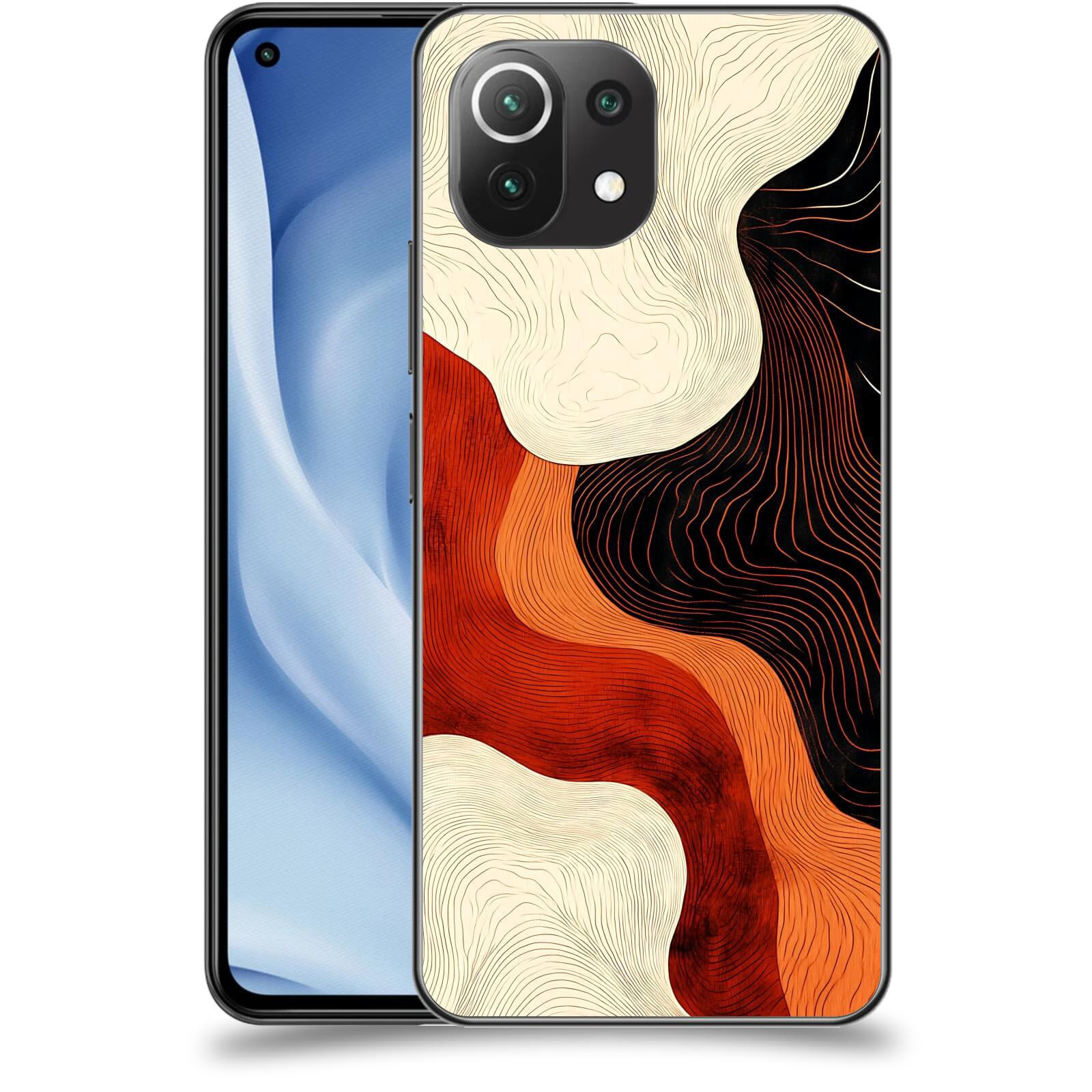 ACOVER Kryt na mobil Xiaomi Mi 11 Lite - Dřevěná harmonie
