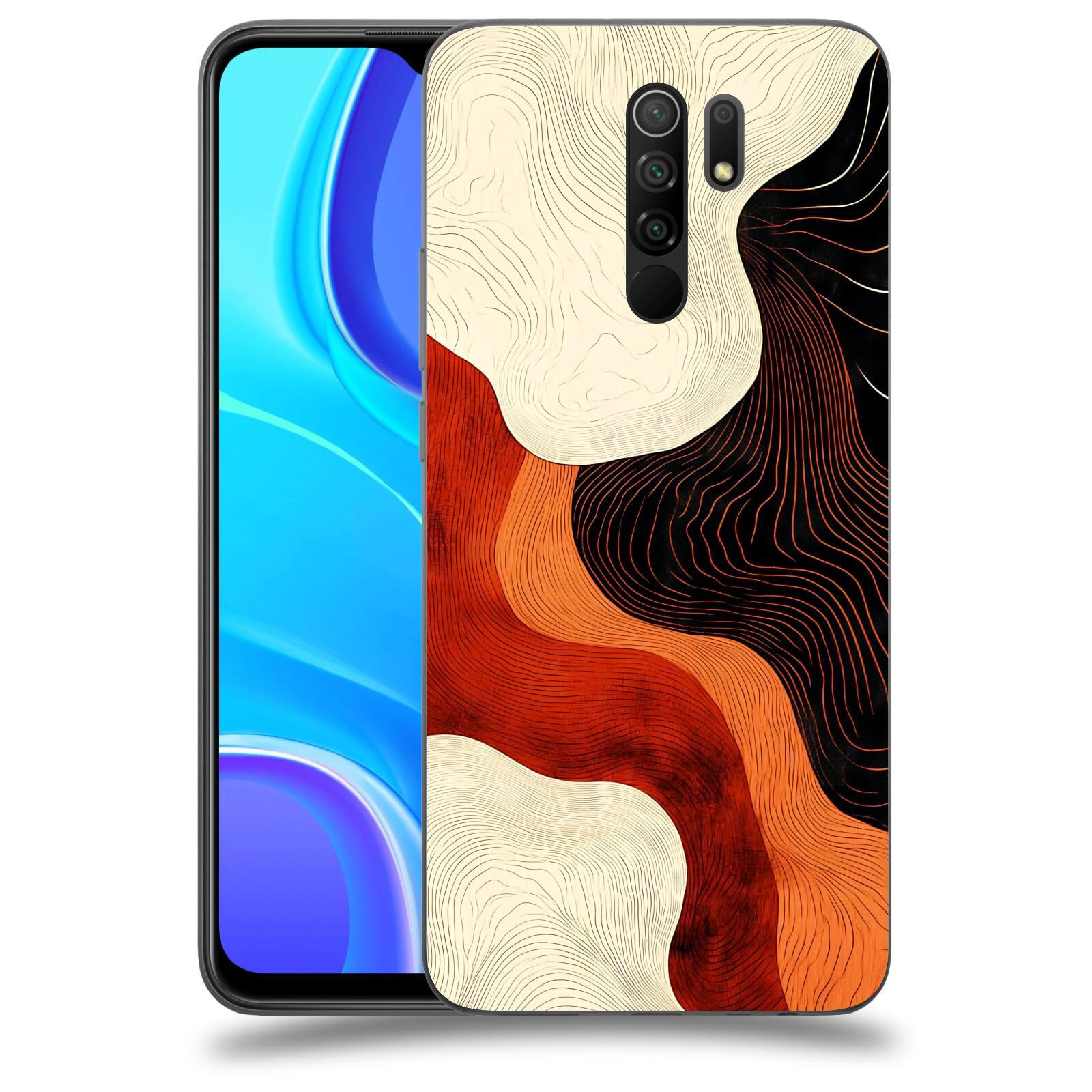 ACOVER Kryt na mobil Xiaomi Redmi 9 - Dřevěná harmonie
