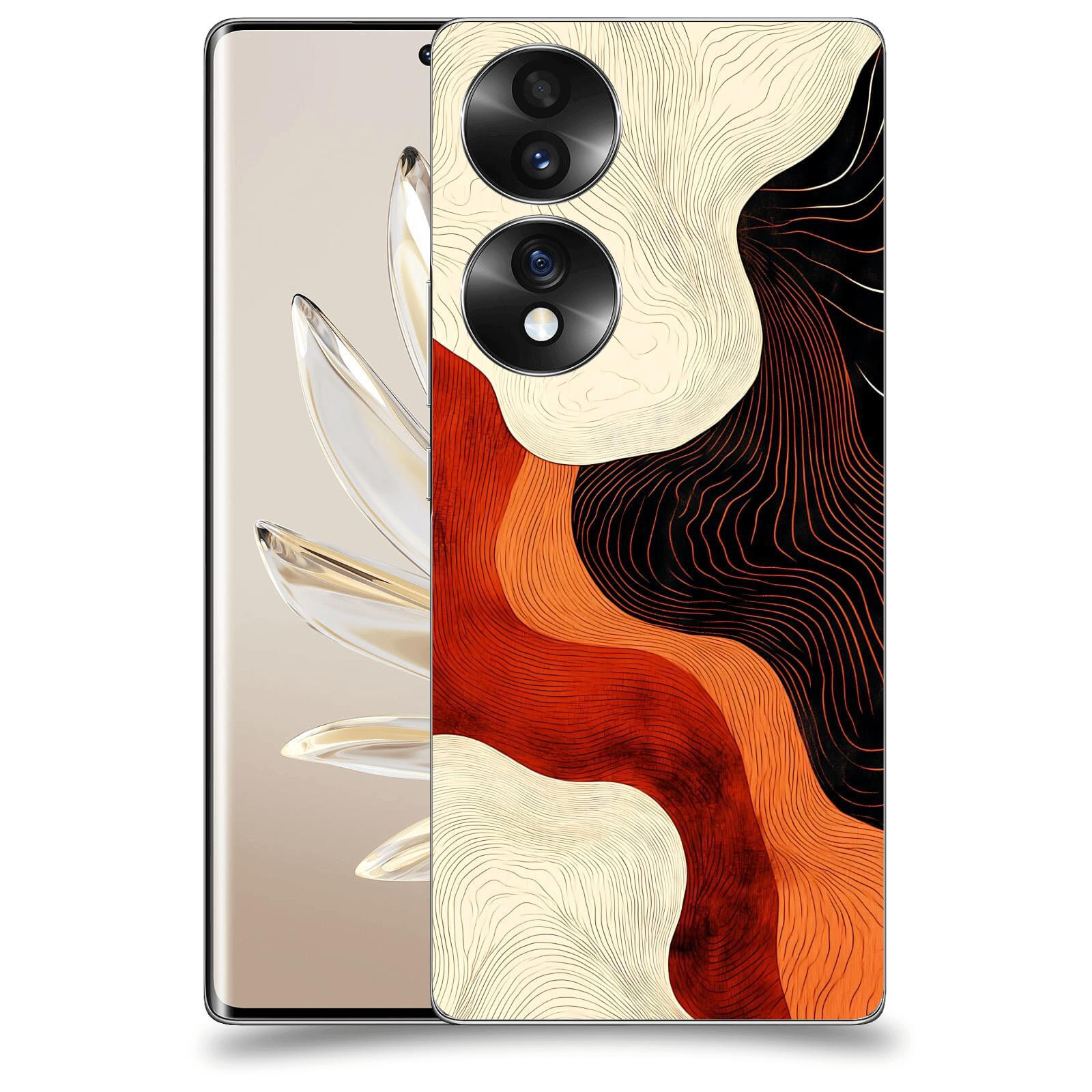 ACOVER Kryt na mobil Honor 70 - Dřevěná harmonie