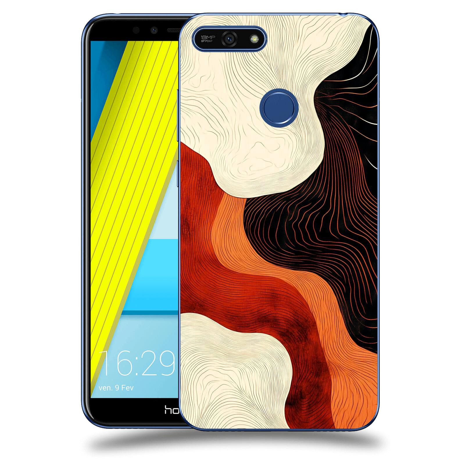 ACOVER Kryt na mobil Honor 7A - Dřevěná harmonie