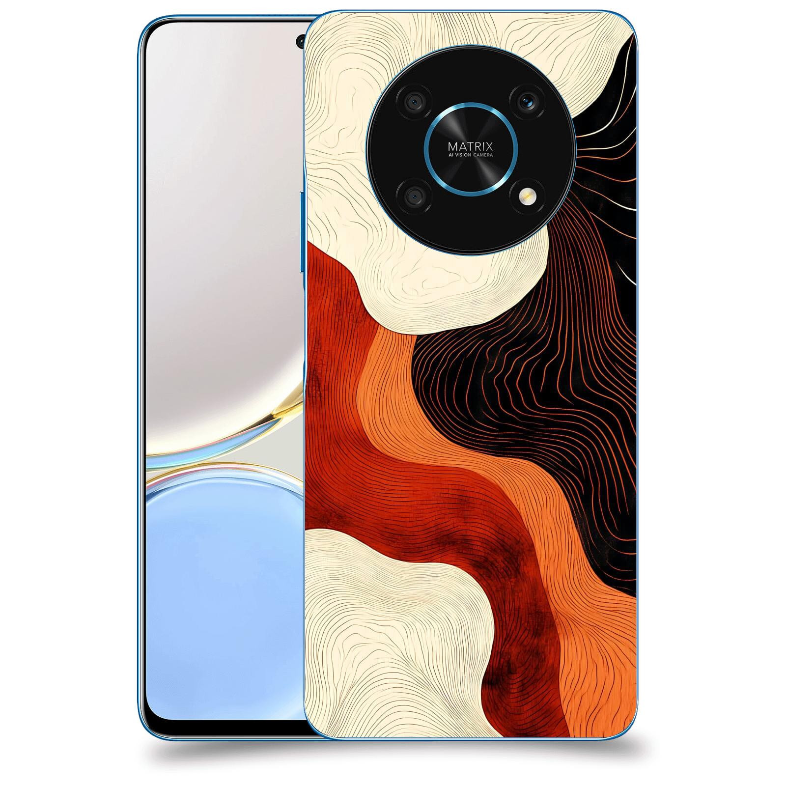 ACOVER Kryt na mobil Honor Magic 4 Lite 5G - Dřevěná harmonie