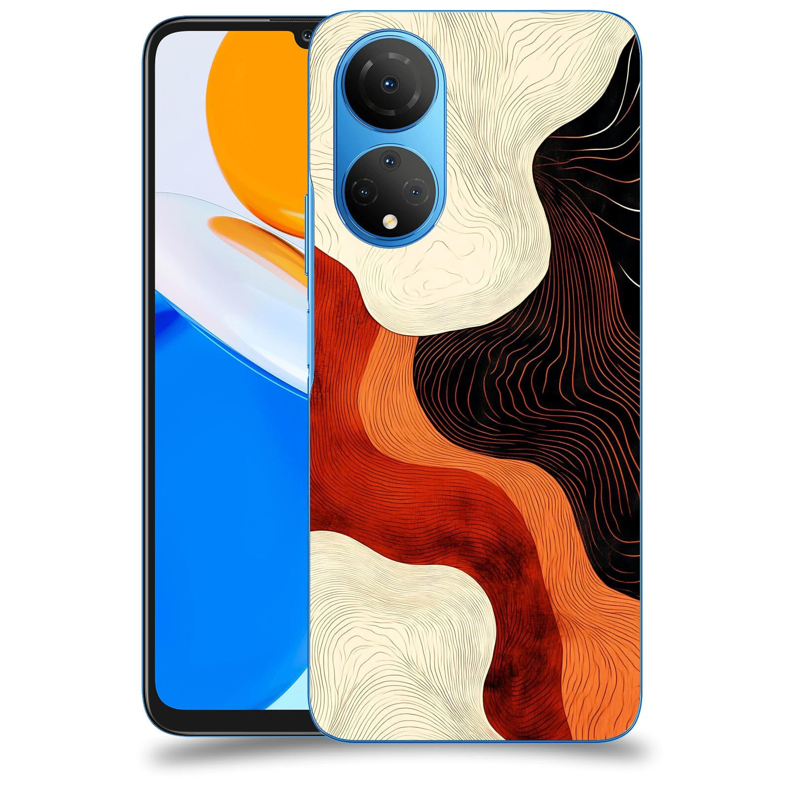 ACOVER Kryt na mobil Honor X7 - Dřevěná harmonie