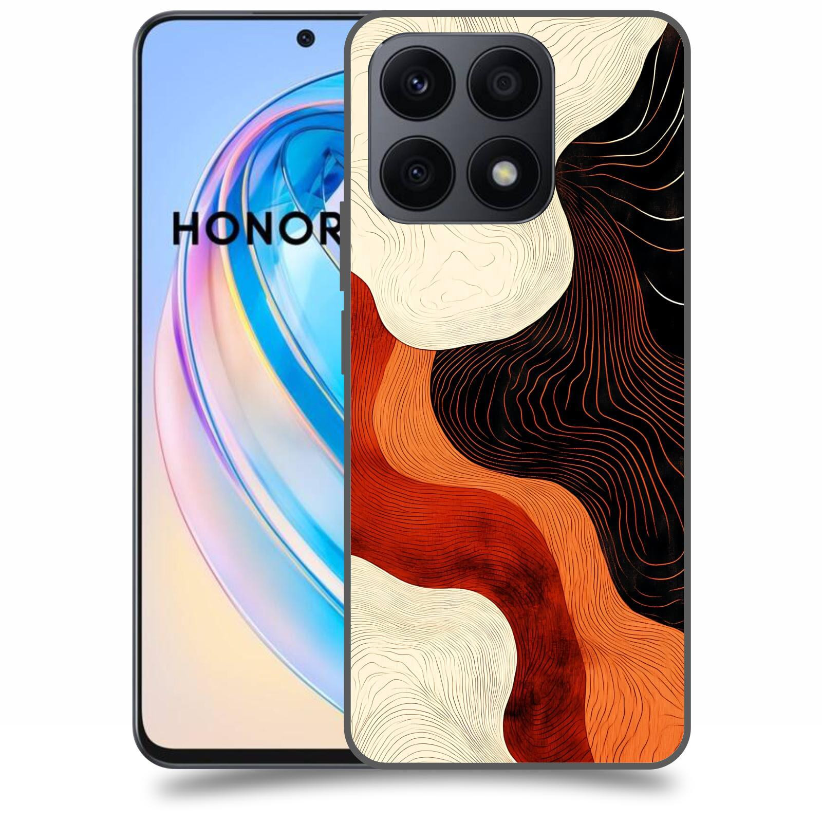 ACOVER Kryt na mobil Honor X8a - Dřevěná harmonie