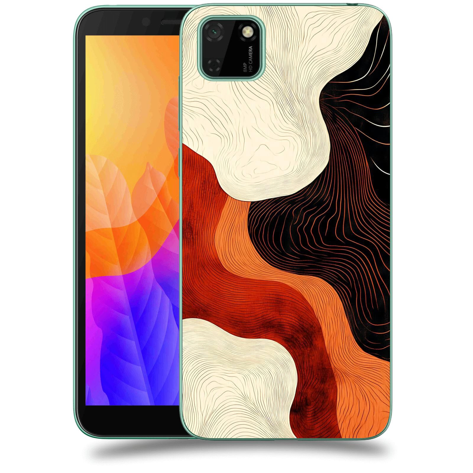 ACOVER Kryt na mobil Huawei Y5P - Dřevěná harmonie