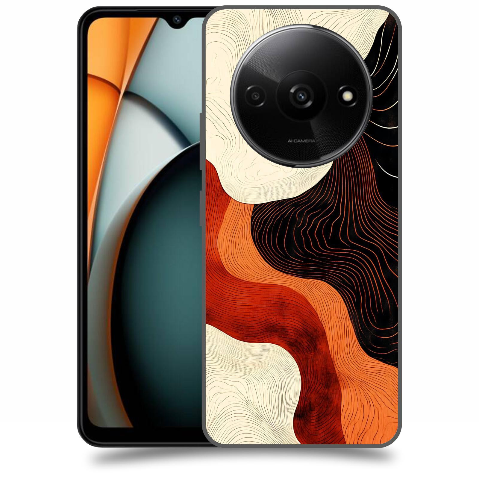 ACOVER Kryt na mobil Xiaomi Redmi A3 - Dřevěná harmonie