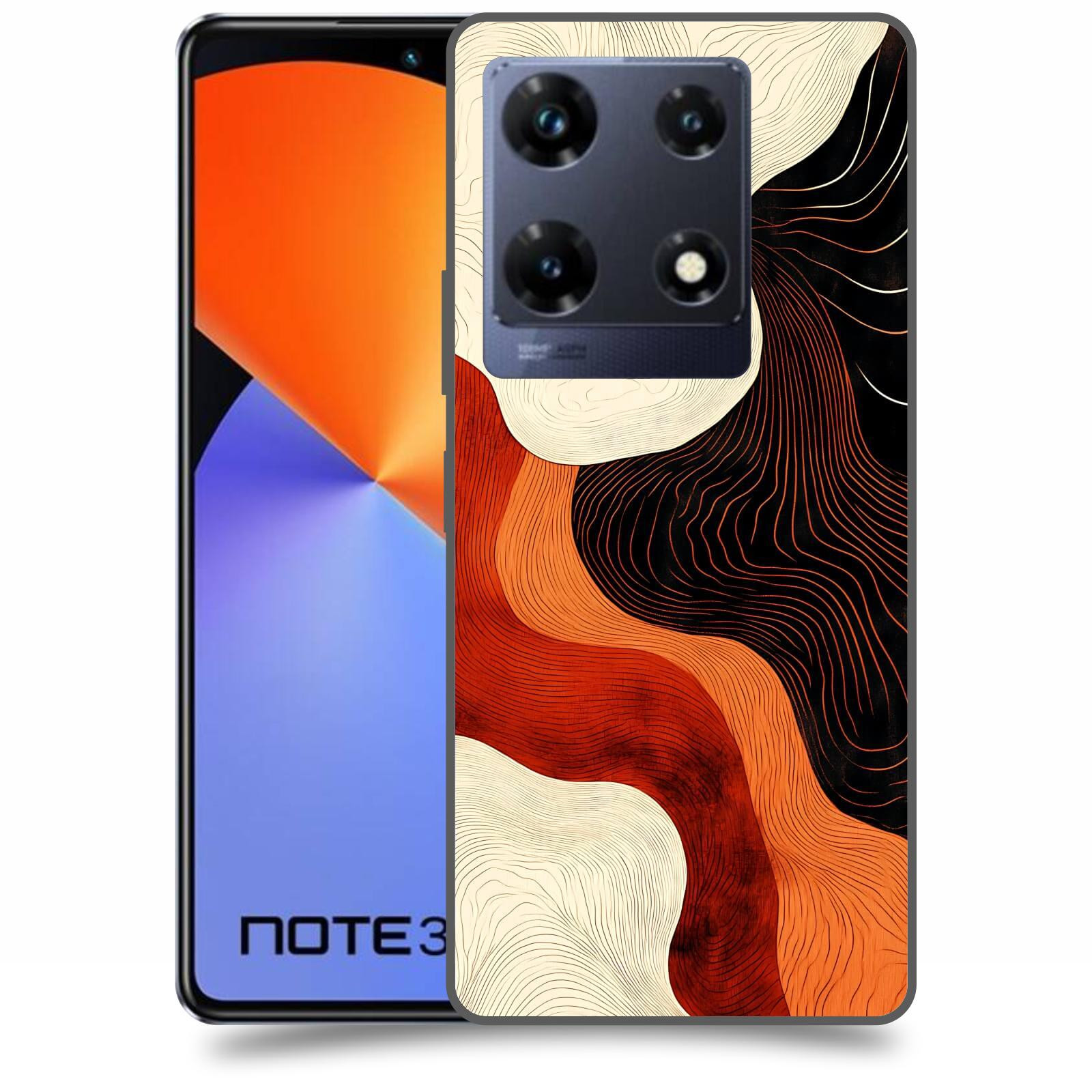 ACOVER Kryt na mobil Infinix Note 30 PRO - Dřevěná harmonie