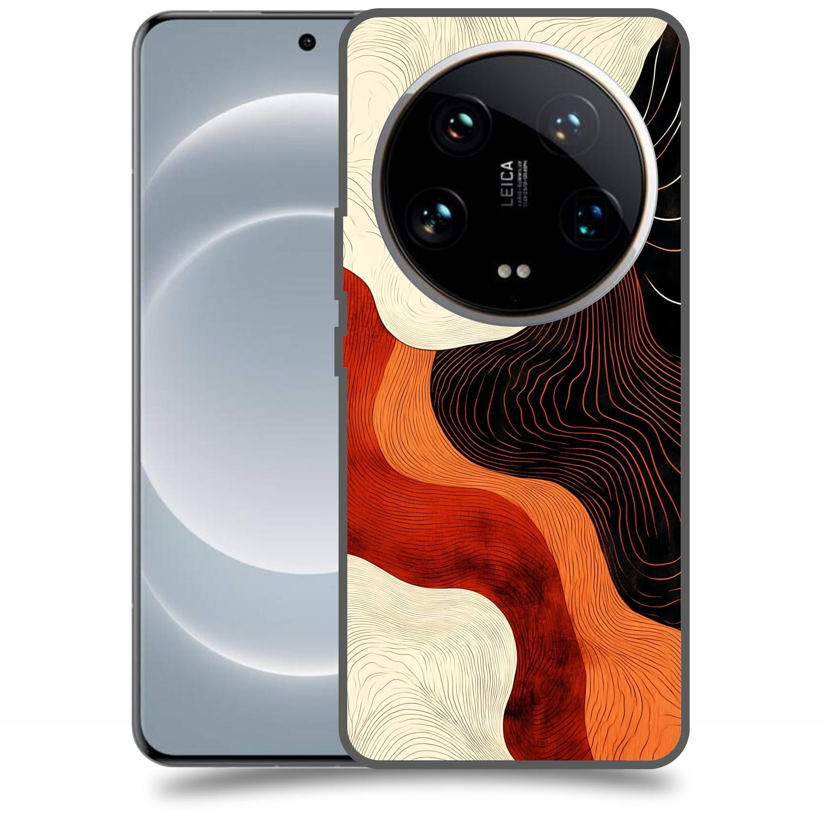 ACOVER Kryt na mobil Xiaomi 14 Ultra - Dřevěná harmonie